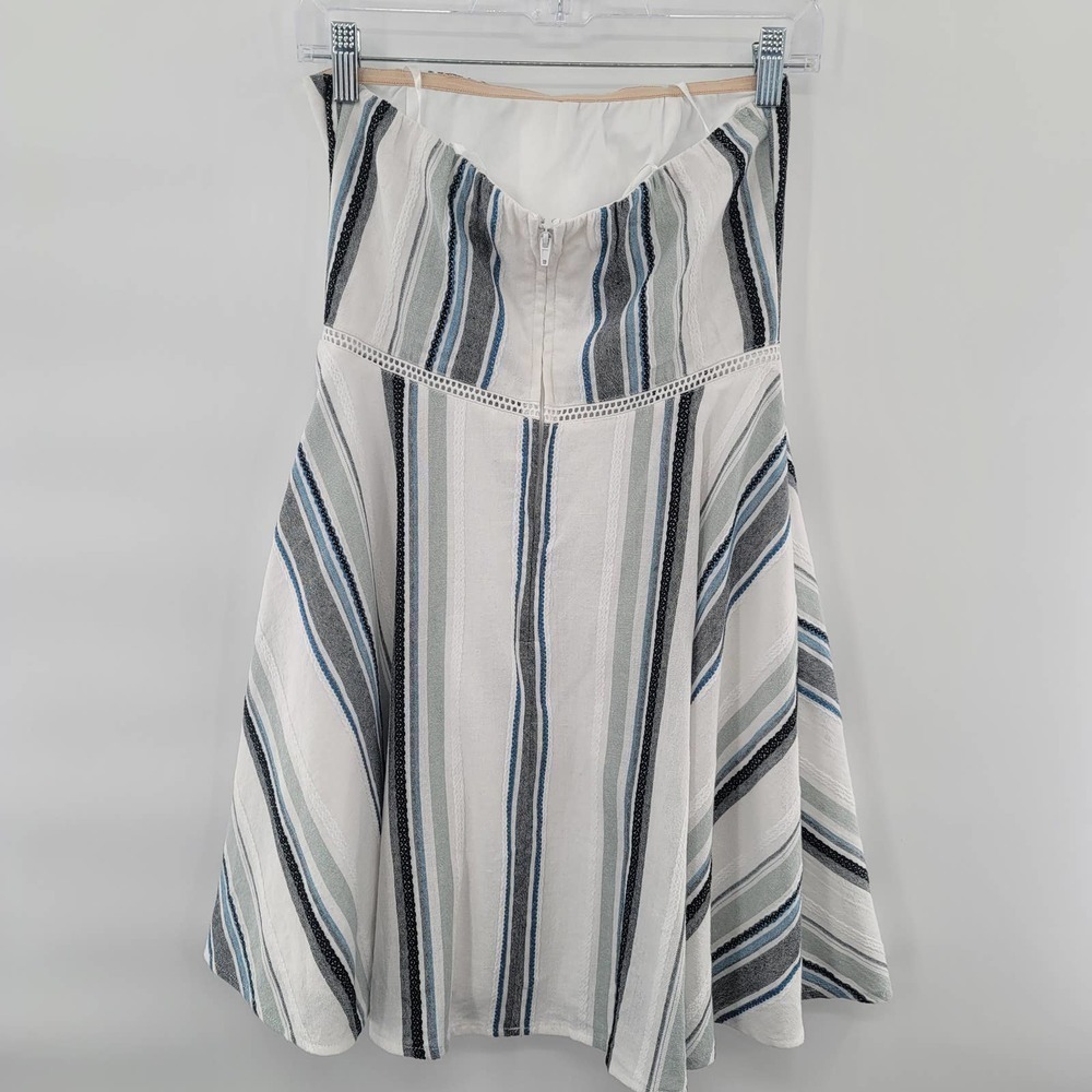 CITY Studio Juniors Striped Strapless Dress Size 7 - Picture 5 of 7